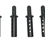Supporti carrozzeria in alluminio 4pz 1/10 Monster - RADBB108037