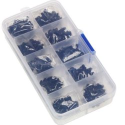 Set viti in acciaio 10.9 M3 300pz con pratica scatolina - GPEDSSS-300