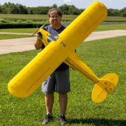 Piper J-3 Cub 10cc ARF J3 apertura alare 2,1mt - HORHAN5005