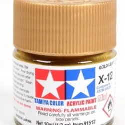 Colore acrilico X-12 Gold Leaf 6pz da 10ml lucido - TAM81512