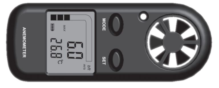 ANEMOMETRO MISURA LA VELOCITA' DEL VENTO E TEMPERATURA - PCHC9029 - immagine 3