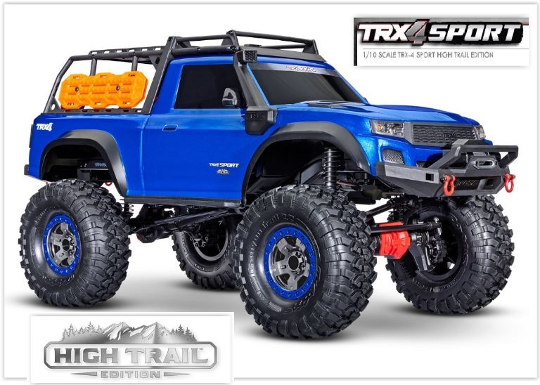TRX4 Sport High Trail Edition blu 1/10 montata - TXX82044-4BLU