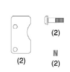 PASTIGLIE FRENO        TS4PLUS CON VITI E MOLLE - THUPD7693