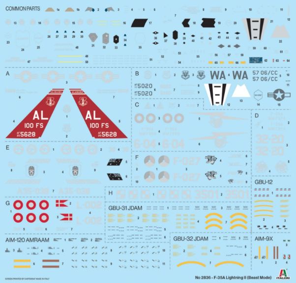 F-35A Lightning II (Beast Mode) 1/48 F35A 6° Stormo Pratica di Mare 2024 - ITA2836 - immagine 10