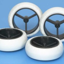 Cerchi e Gomme Bombate a largo diametro Mini4WD - TAM15414