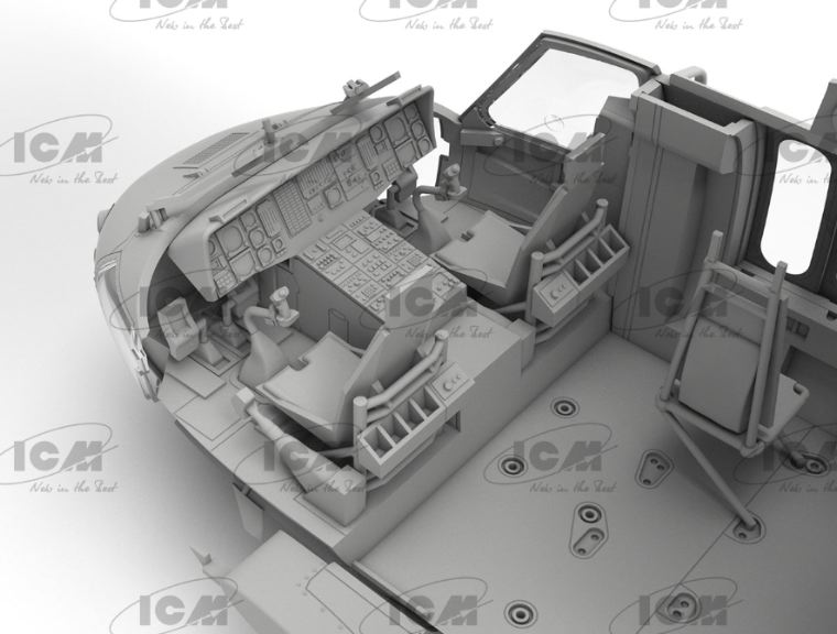 UH-60A Black Hawk, Us Military UH60A 1/48 - ITAICM48361 - immagine 7