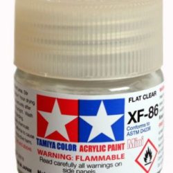 Colore acrilico XF-86 Flat Clear 6pz da 10ml trasparente opaco - TAM81786