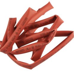 Guaina termorestringente  3mm rossa lunga 1mt - CNDMX-103-R