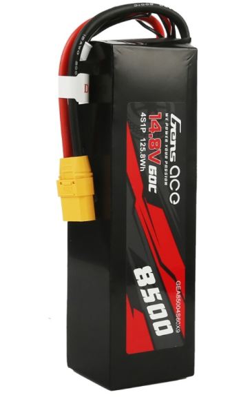 LiPo 4s 14,8v 8500mAh 60C Gens ace XT90 - GEN85004S60X9 - immagine 4
