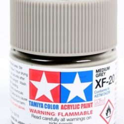 Colore acrilico XF-20 Medium Grey 6pz da 10ml opaco - TAM81720