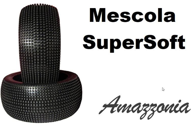 SOLO GOMME AMAZZONIA SUPERSOFT 1/8 2pz SENZA CERCHI NE MOUSSE - HTR-HRAMASS