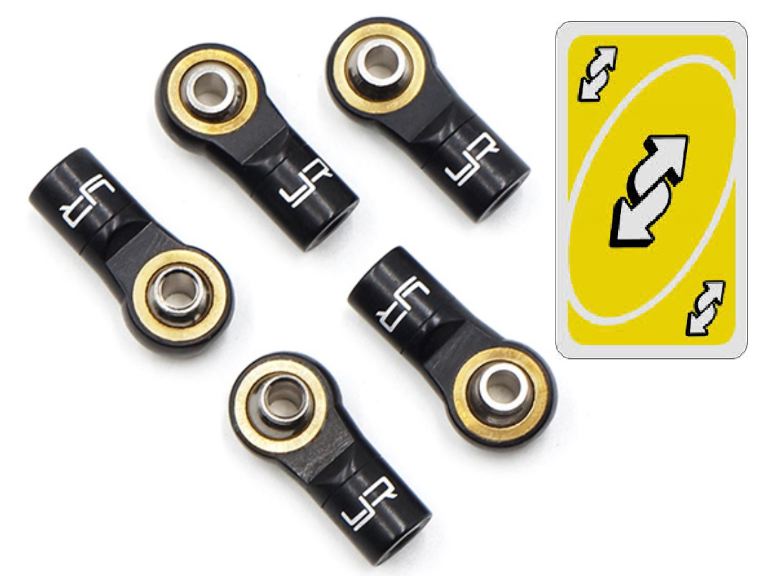 UNIBALL REVERSE M3 NERI IN METALLO 5pz - GPEDYA-0572BK