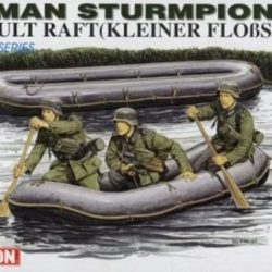 German Sturmpioniere 1/35 unità geniere tedesche con zattera d'assalto - ITADR6076