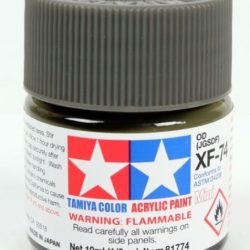 Colore acrilico XF-74 Olivedrab(Jgsdf) 6pz da 10ml  opaco - TAM81774