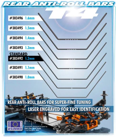 BARRA TORSIONE 1,5mm T4 POSTERIORE - HUD303495 - immagine 2