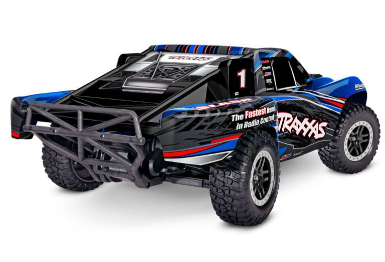 Traxxas Slash 2wd blu 1/10 Brushless BL-2s Short Course - TXX58134-4BLU - immagine 4