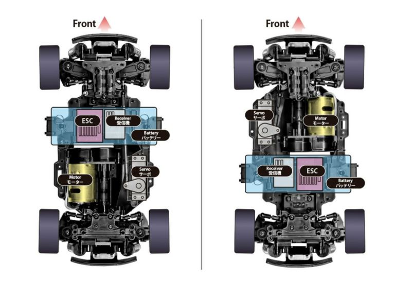 Opel Kadett GT/E Telaio MB-01 2wd 1/10 in kit MB01 - TAM58729 - immagine 8