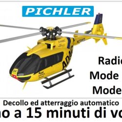 Elicottero EC135 ADAC quadripala con radio completo di tutto - PCH15570