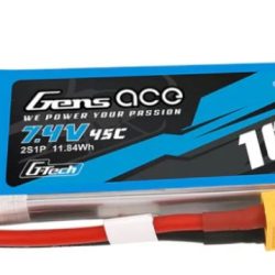 Lipo 1600mAh 7,4V 45C XT60 2S1P Gens Ace G-Tech - GENB45C16002S
