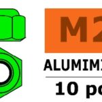 Dadi autoblocanti verde M2 10pz - SUGF-0400-021