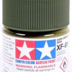 Colore acrilico XF-81 Dark Green 2 RAF 6pz da 10ml opaco - TAM81781