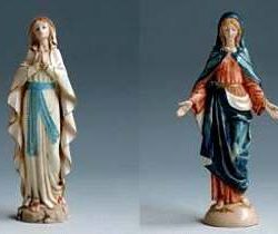 MADONNE LOURDES CM.23 Colorata - FON410-1CM23