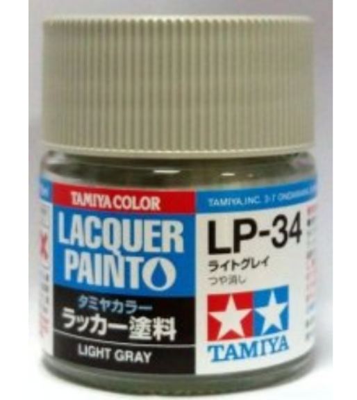 LP-34 LIGHT GRAY 6pz bottiglietta colore a smalto - TAM82134
