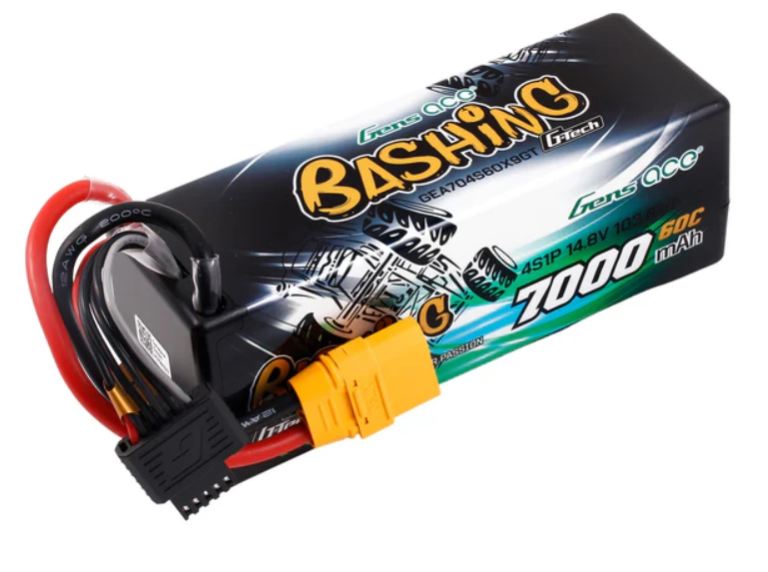 LiPo 4s 14,8v 7000mAh 60C XT90 Gens Ace G-Tech - GEN704S60X9GT - immagine 3