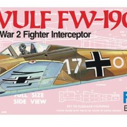 FOCKE WULF FW190     42cm 1/30 BALSA KIT PER VOLO LIBERO - RADGUI502