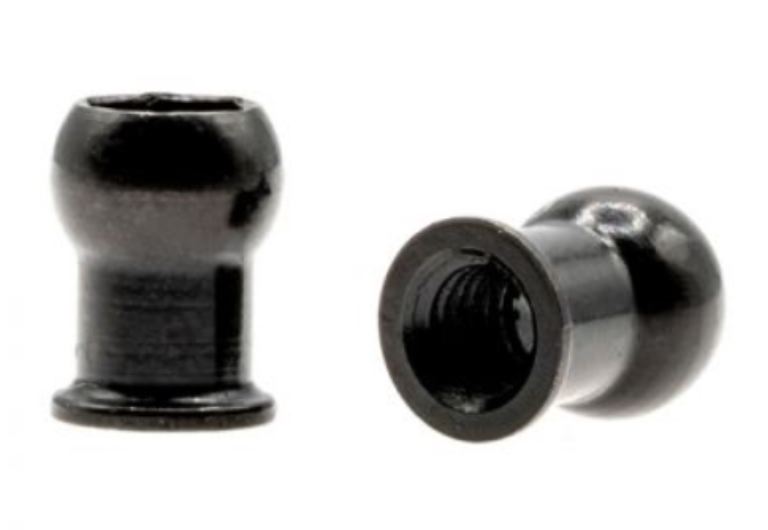 X4 sfere uniball filettate x bracci superiori CFF 4,9mm colore acciaio - HUD303232