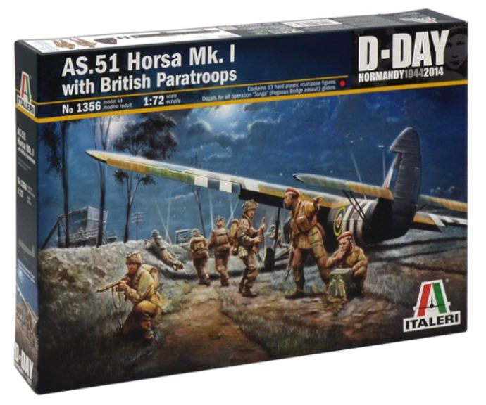 AS51 HORSA Mk.I 1/72 CON PARACADUTISTI INGLESI - ITA1356