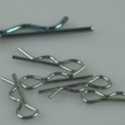 CLIPS CARROZZERIA PIEGATE 1/10 1/12 10pz spessore 1mm - JETCLIP10