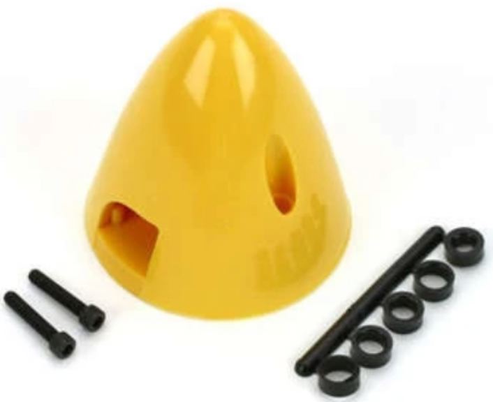 Dubro 293 ogiva bipala gialla 70 mm - PCH10047