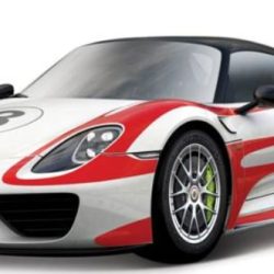 Porsche 918 Weissach 1/24 - BUR18-28009