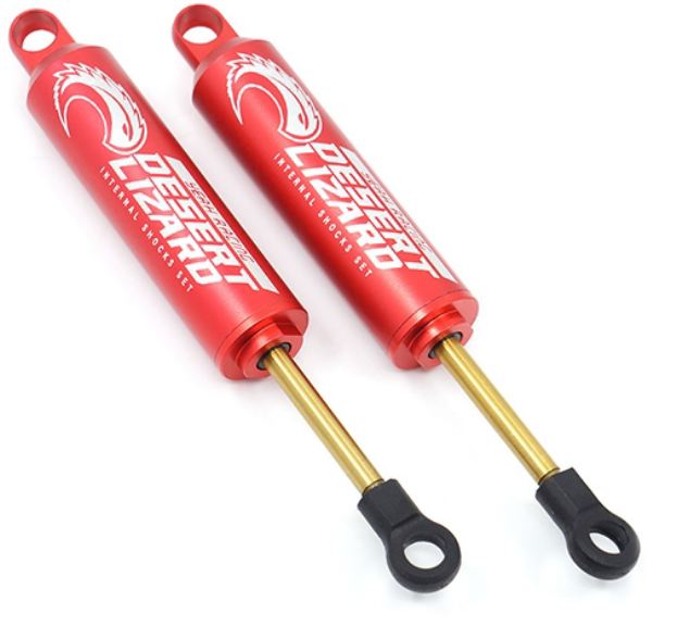 AMMORTIZZATORI ROSSI x SCALER 90mm DESERT LIZARD 2pz - GPEDDDL-090RD