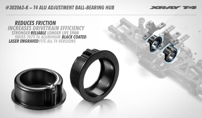 Eccentrici ergal neri 2pz T4 2020 per regolazione cinghia - HUD302063-K - immagine 2