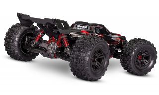 Traxxas Sledge rosso Truggy 1/8 Belted Brushless VXL-6s - TXX95096-4RED - immagine 4