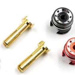 Manicotti in alluminio con connettori da 4 mm per batterie hardcase - GPEDWPT-0159