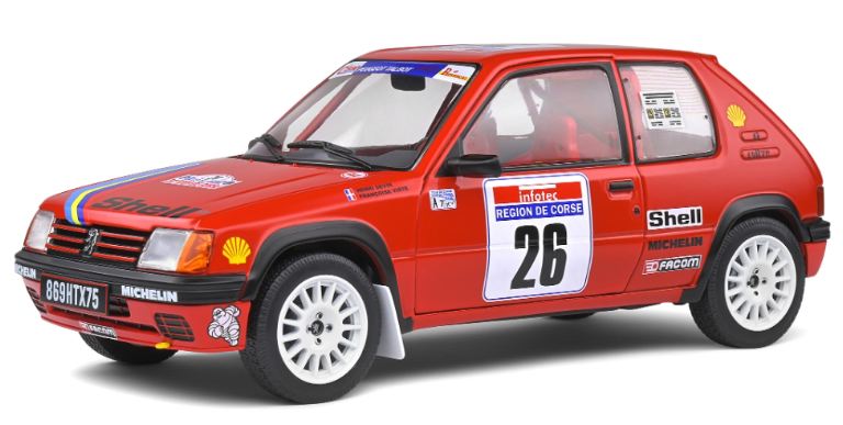 Peugeout 205 Rallye n26 Rally tour 1/18 - SOL1801709