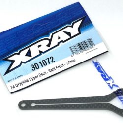 X4 Upper Deck diviso parte anteriore da 2mm in grafite - HUD301072