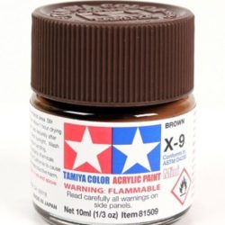 Colore acrilico X-9 Brown 6pz da 10ml lucido - TAM81509