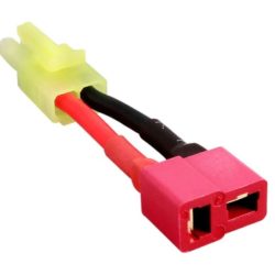 Adattatore Mini Tamiya maschio e Deans femmina per batterie Mini Tamiya - GENTM2DF