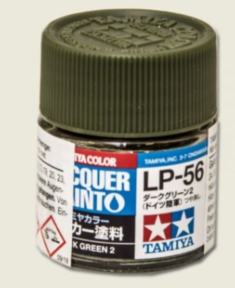 LP-56 DARK GREEN 2 6pz bottiglietta colore a smalto - TAM82156