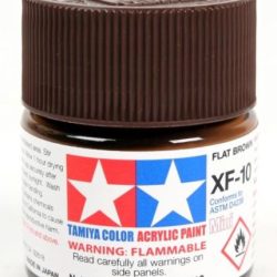 Colore acrilico XF-10 Flat Brown 6pz da 10ml opaco - TAM81710