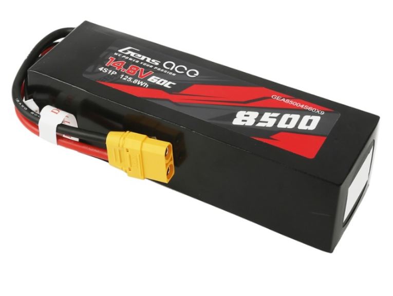 LiPo 4s 14,8v 8500mAh 60C Gens ace XT90 - GEN85004S60X9 - immagine 3