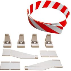 GUARD RAIL CON 24 SUPPORTI 12 TERMINALI E 6 RACCORDI - CAR20085220