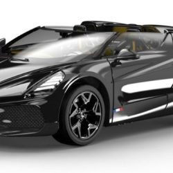 Bugatti Mistral nera 1/24 - REE0814BK