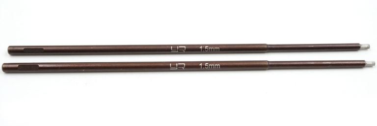 2 Punte da 1,5mm ricambio chiavi a brugola in acciaio duro anche x Hudy - GPEDYT-0163