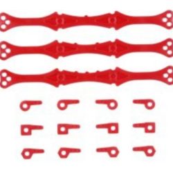 Piastre rosse regolazione dell'angolo delle rotelle Mini4wd inclinatori - TAM15373