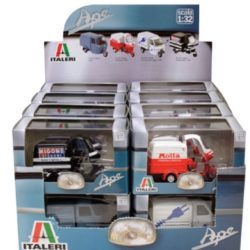 CONFEZIONE APE PIAGGIO    16pz SMALL IN SCALA 1/32 - ITADIS76814